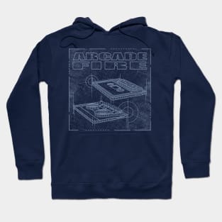 Arcade Fire Technical Drawing Hoodie